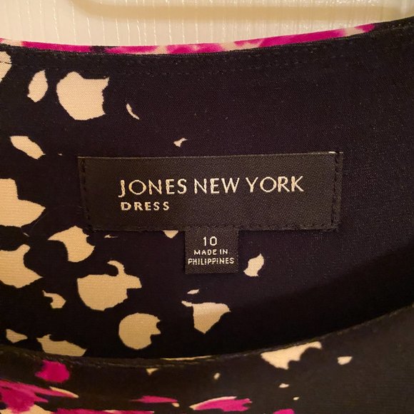 Jones of New York - Floral Summer Dress - Size 10 - Picture 4 of 4